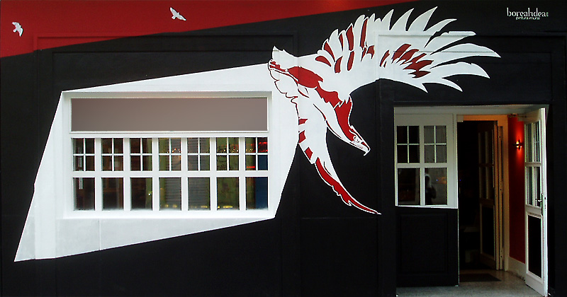 BOREAL IDEA - PINTURA MURAL - PUB MODERNO - 