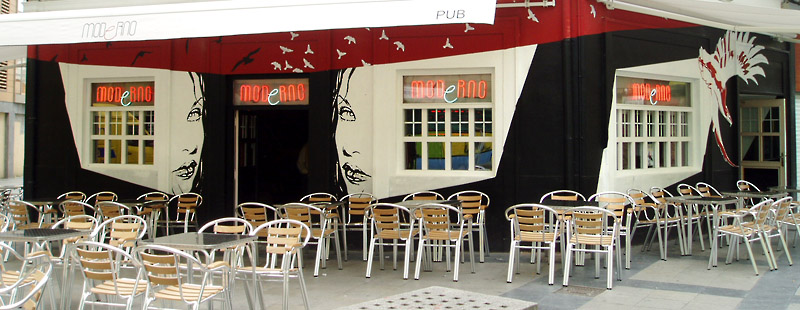 BOREAL IDEA - PINTURA MURAL - PUB MODERNO - 