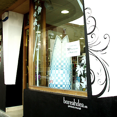 BOREAL IDEA - PINTURA MURAL - MURALISMO - ESCUELA SURF SARDINERO